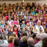 Lincoln Christian Elem/jr-sr Photo - Elementary Students singing on Grandparents Day